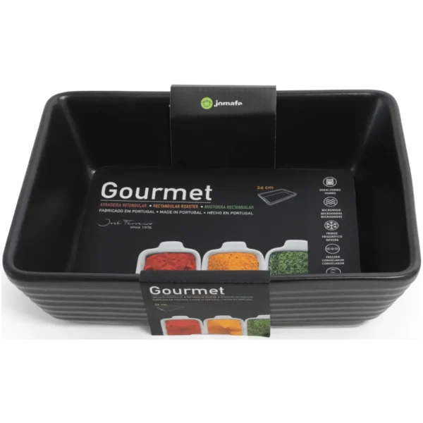 JMF0070 Jomafe Gourmet Black Rectangular Roaster 24cm