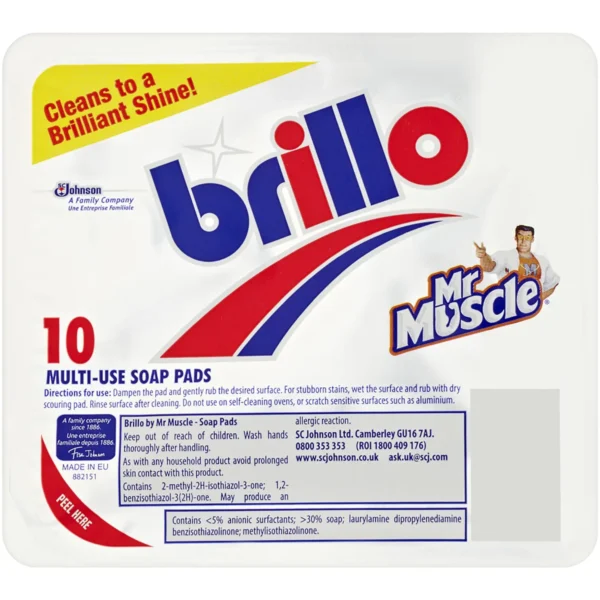 Brillo Multi Use Soap Pads Pack of 10