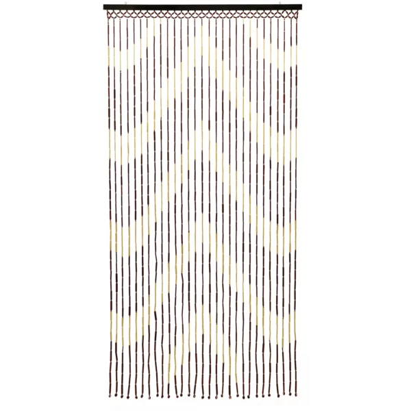 JVL Wooden Bead Door Curtain