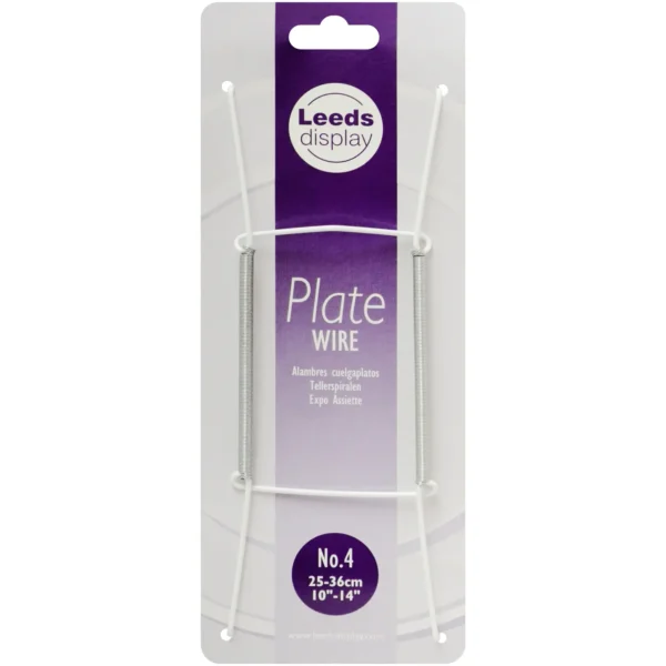 Leeds Display Plate Wire No.4 25 to 36cm