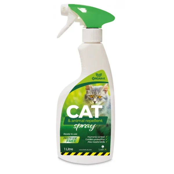 Organ-X Cat And Animal Repellant Spray Pesticide Free 1Ltr