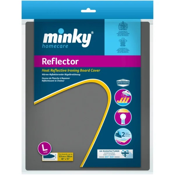 Minky Reflector Ironing Cover 122x38cm