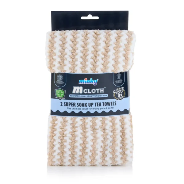 Minky M Cloth Super Soak Up Tea Towels 2 Pack