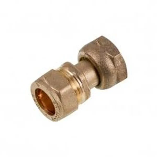 Securplumb F Straight Connector 15 x 12.5mm