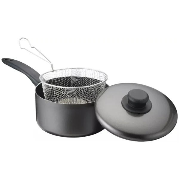 Non Stick Chip Pan & Basket 22cm