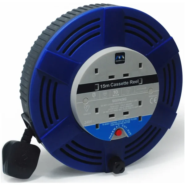 NEX0140 Nexus 15mtr 10amp 4 Gang Extension Reel