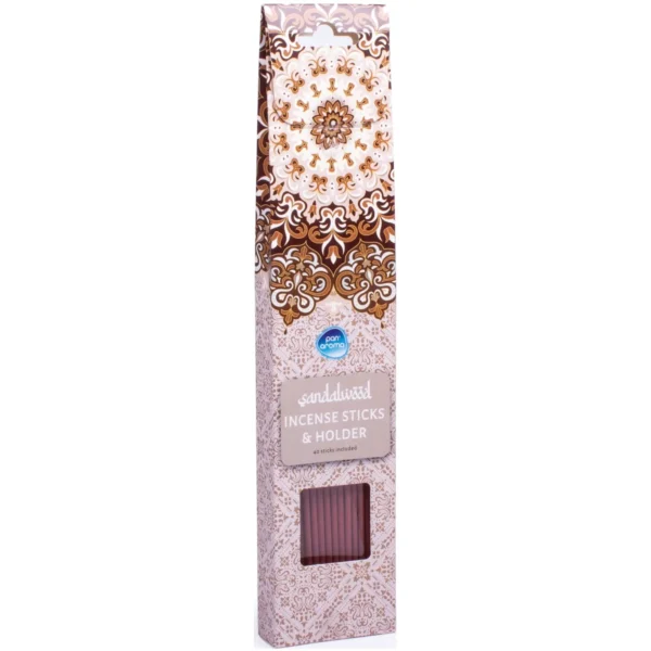 Pan Aroma Incense Sticks Sandlewood and Holder