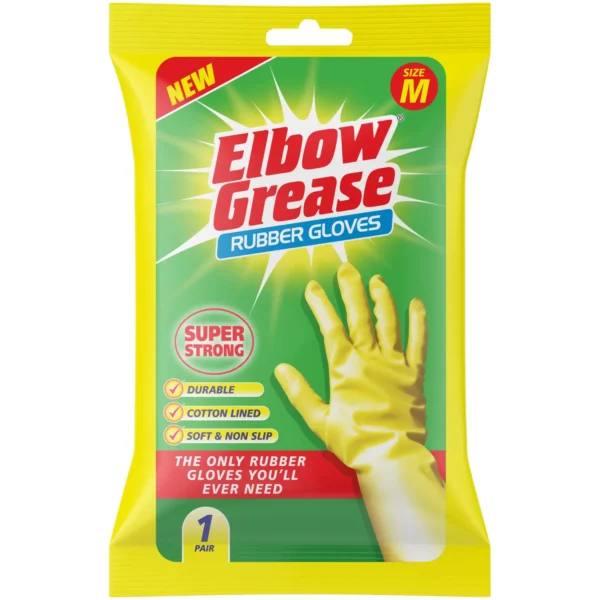 Elbow Grease Rubber Gloves Medium