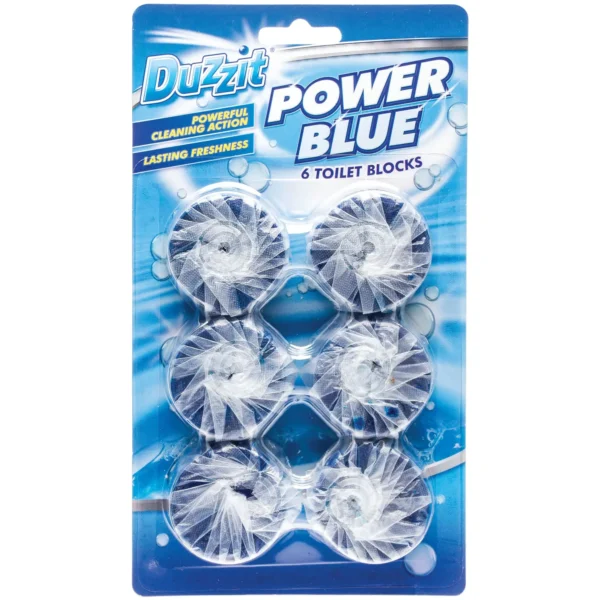 OFO0201 Power Blue Toilet Block 6Pk