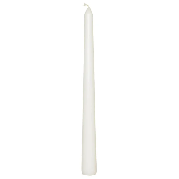 Prices Venetian Dinner Candle White 25.5cm