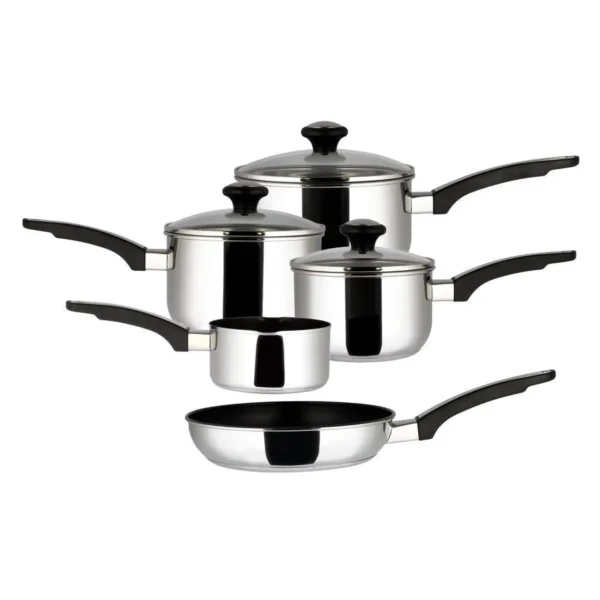 Prestige The Everyday Stainless Steel 5 Piece Pan Set