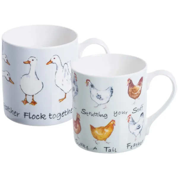 Price & Kensington Farmhouse Chic Assorted Mugs
