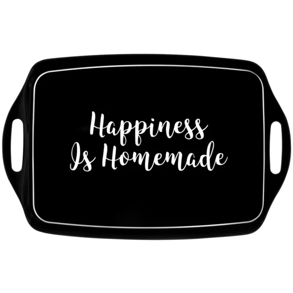 RAY0367 Carnaby Script Handled Tray