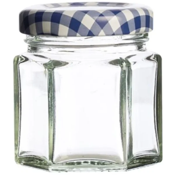 Hexagonal Twist Top Jar