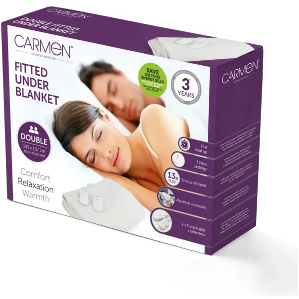 Carmen Fitted Under Blanket Double 193 x 37cm