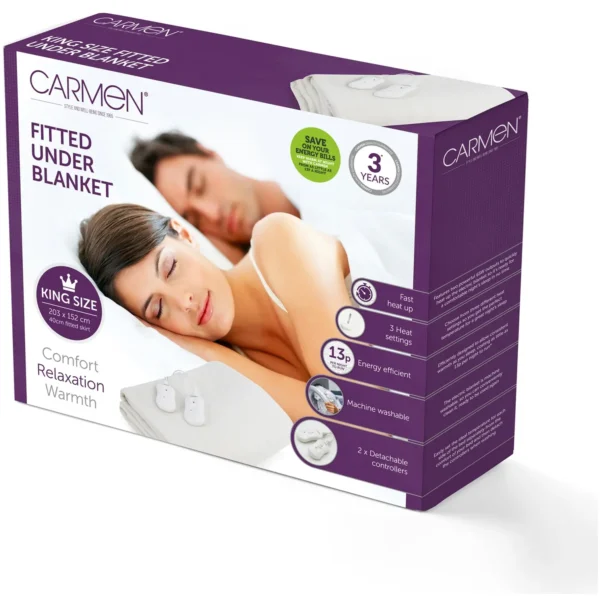 Carmen Under Blanket Fitted King Dual Control