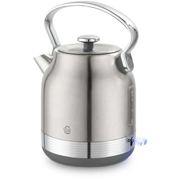 RKW2105 Swan Retro Traditional Kettle Stainless Steel