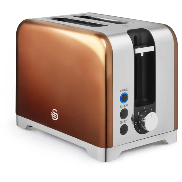 RKW2122 Swan ST19031COP Solace 2 Slice Toaster Copper