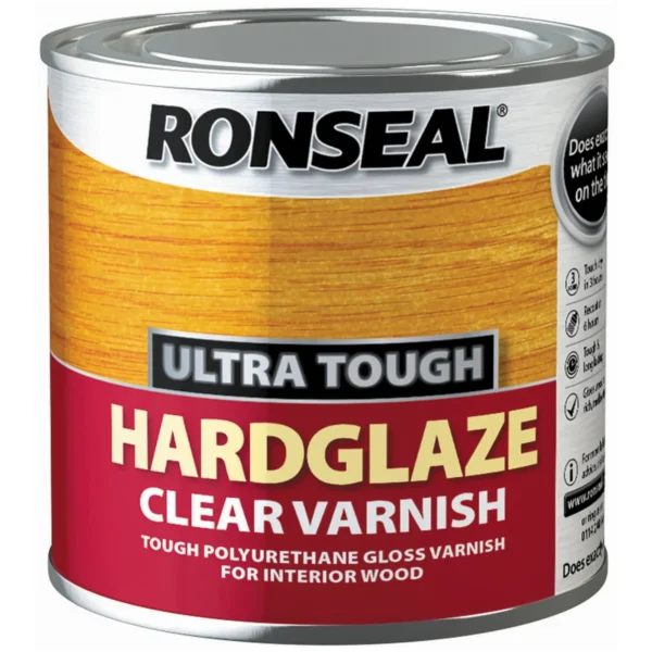 Ronseal Hardglaze Clear Varnish 250ml