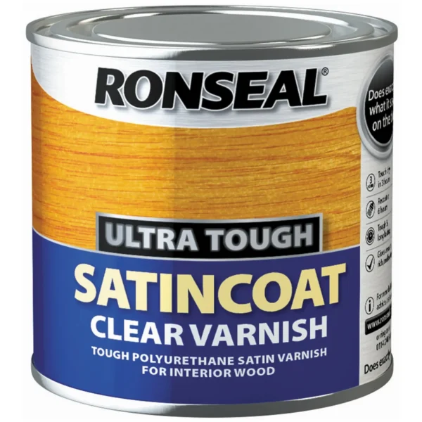 Ronseal Satincoat Clear Varnish 250ml