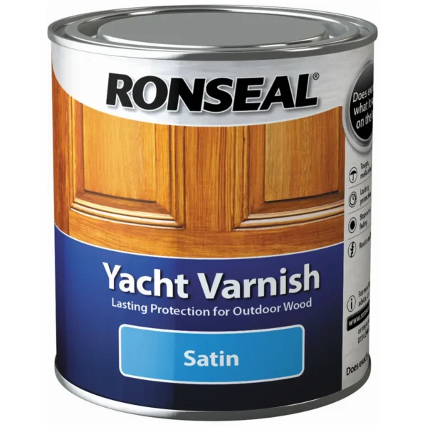 RNS0012 Ronseal Yacht Varnish Satin 500ml