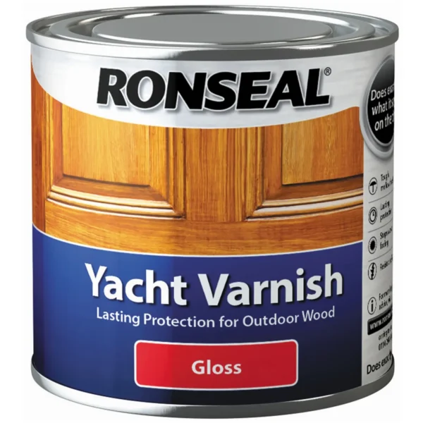 RNS0013 Ronseal Yacht Varnish Gloss 250ml