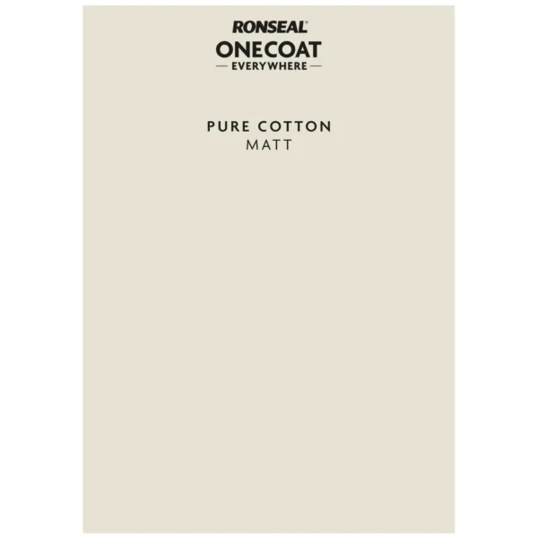 Ronseal Everywhere Peel & Stick Tester Pure Cotton