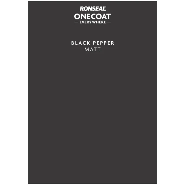 Ronseal Everywhere Peel & Stick Tester Black Pepper