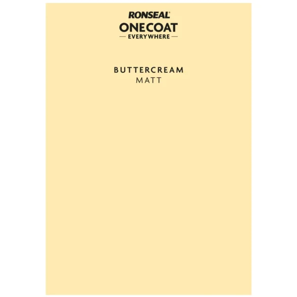 Ronseal Everywhere Peel & Stick Tester Buttercream