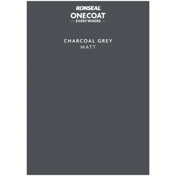 Ronseal Everywhere Peel & Stick Tester Charcoal Grey