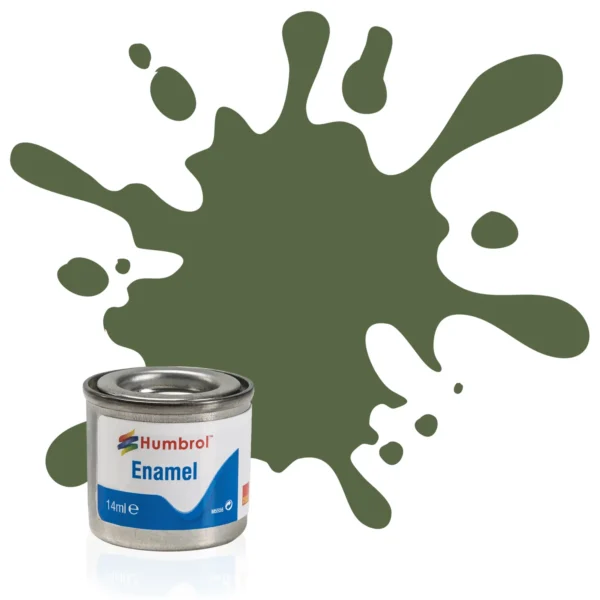 Humbrol No117 Enamel Matt US Light Green 14ml