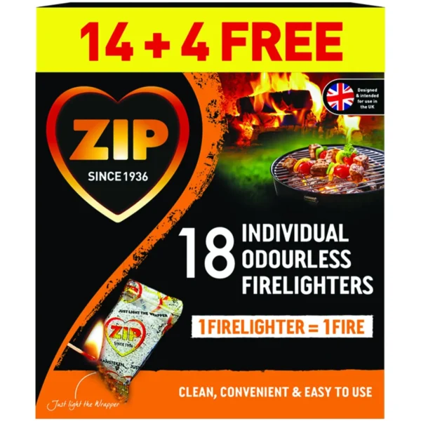Zip Wrapped Firelighters (18)