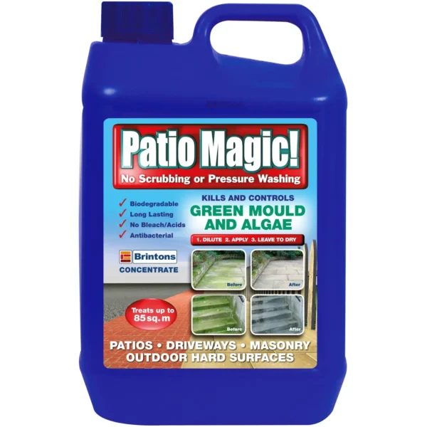 Patio Magic Kills & Controls Mould & Algae 2.5Ltr