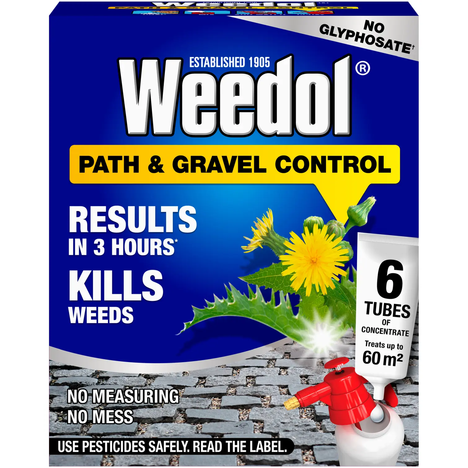 Weedol Path & Gravel Control 6 Tubes