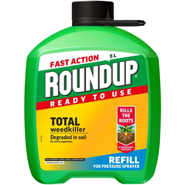 Roundup 5Ltr Weedkiller Refill