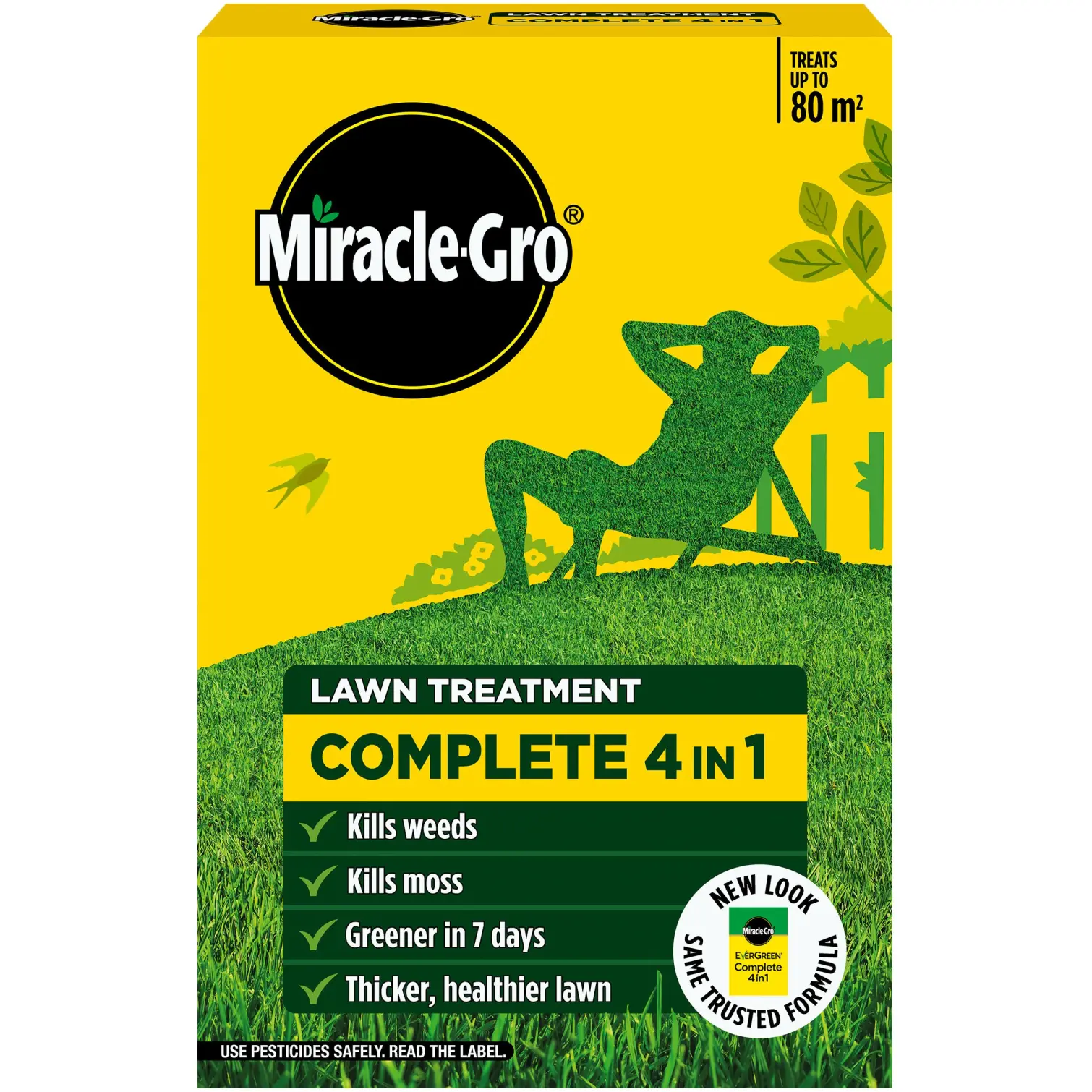 Evergreen Complete 4in1 lawn treatment feed weed moss UK