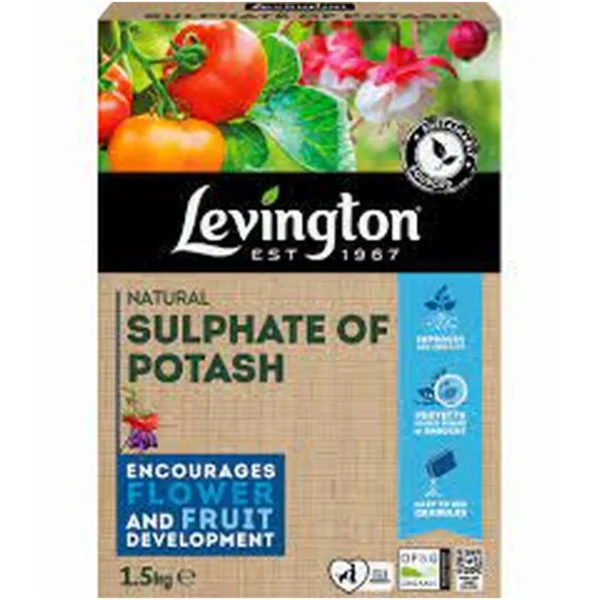 SCO0436 Levington Natural Sulphate Of Potash 1.5kg