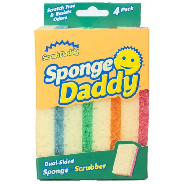 Scrub Daddy Sponge Daddy 4 Pack