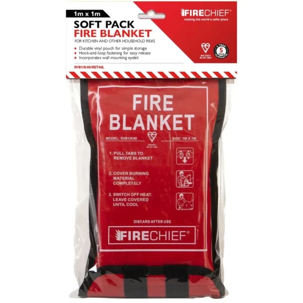 Fire Chief Fire Blanket 1 x 1 meter