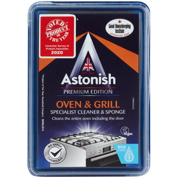 Astonish Specialist Anti-Bacterial Oven & Grill Cleaner & Sponge 250g