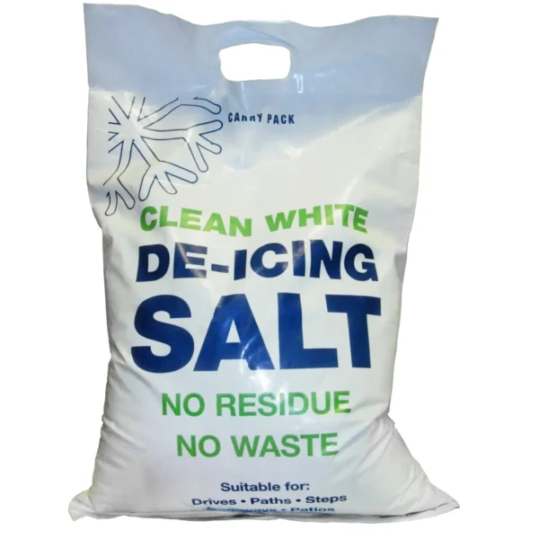 Clean Medium White De-Icing Salt