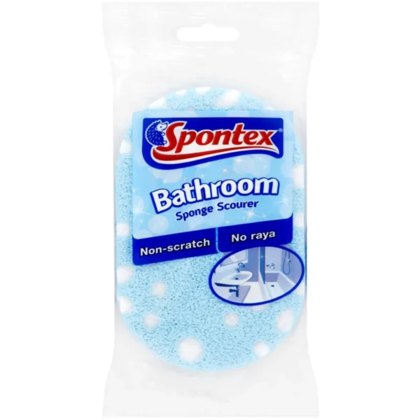 Spontex Bathroom Non-Scratch Sponge Scourer