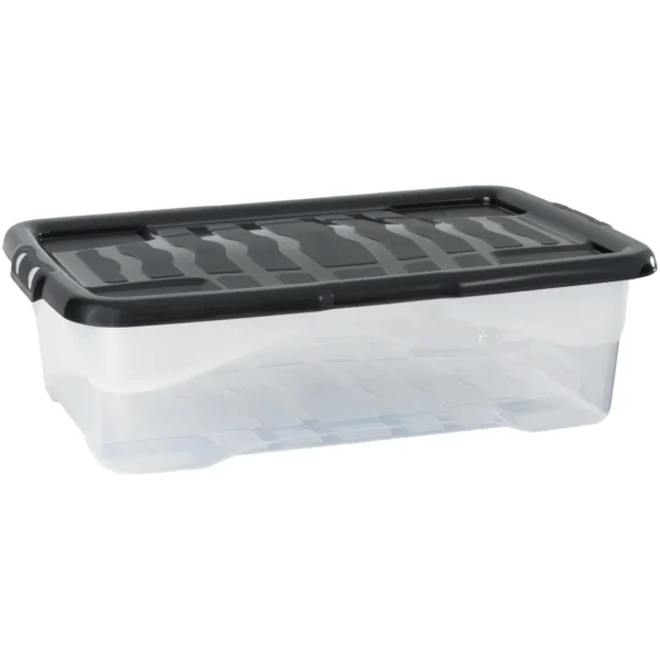 Strata Underbed Crate with Lid 40Ltr