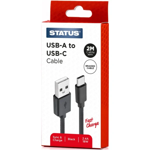 Status Phone Cable USB to USB-C 2Metre