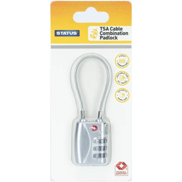 Status TSA Combination Travel Padlock