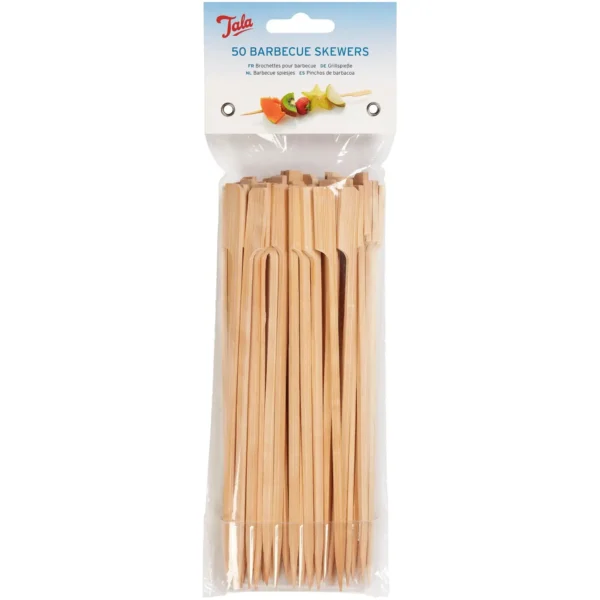Tala Barbecue Skewers Wooden 18cm Pack 50