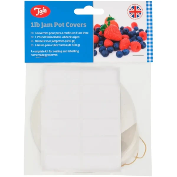 Tala 1lb Jam Pot Covers pk24
