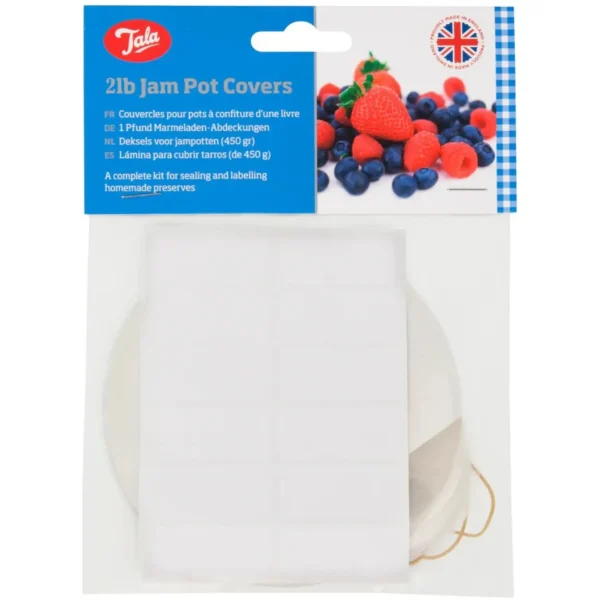 Tala 2lb Jam Pot Covers pk20