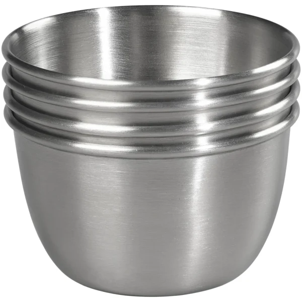 Tala Pkt4 Anodised Pudding Moulds