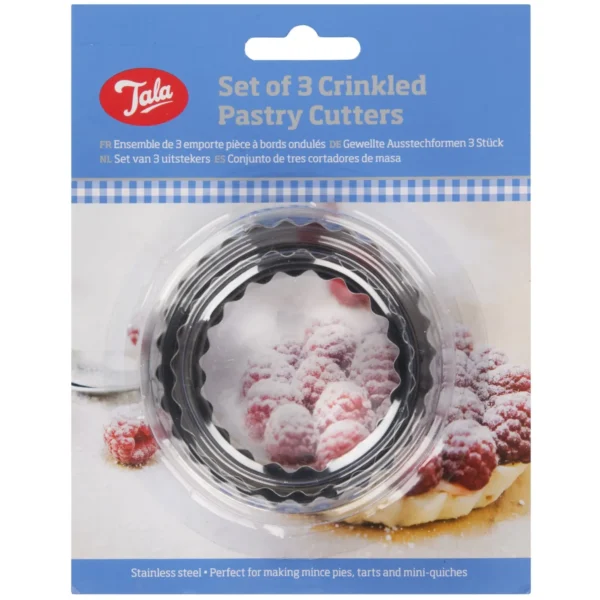 Tala Crinkly Pastry Cutters